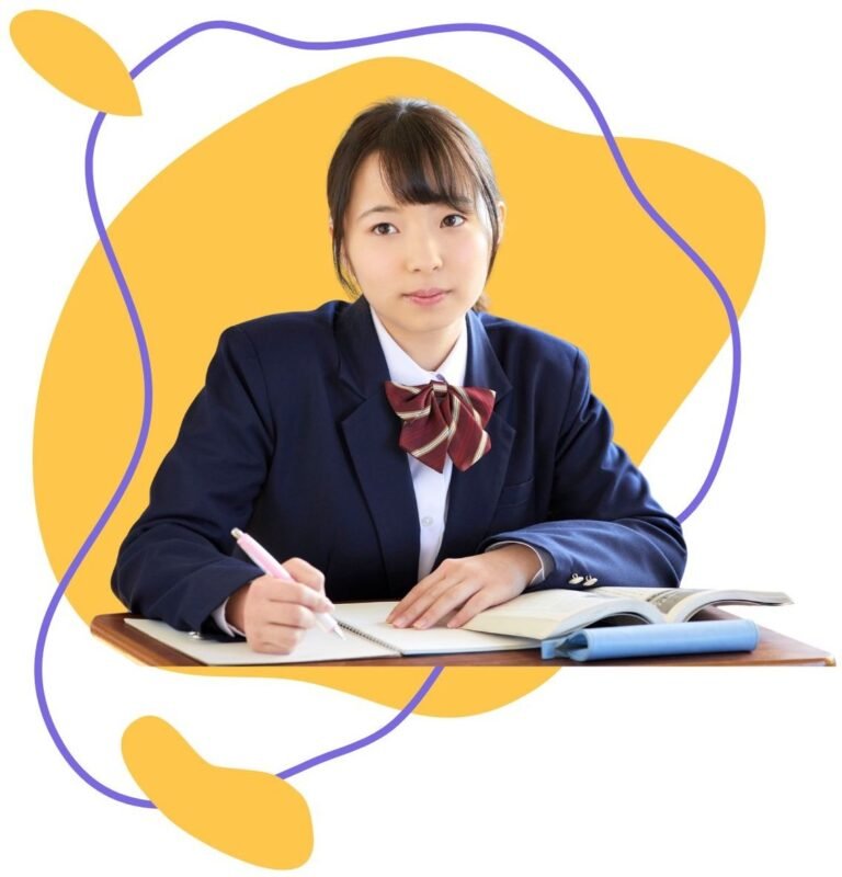 Student completing focused maths learning at a desk